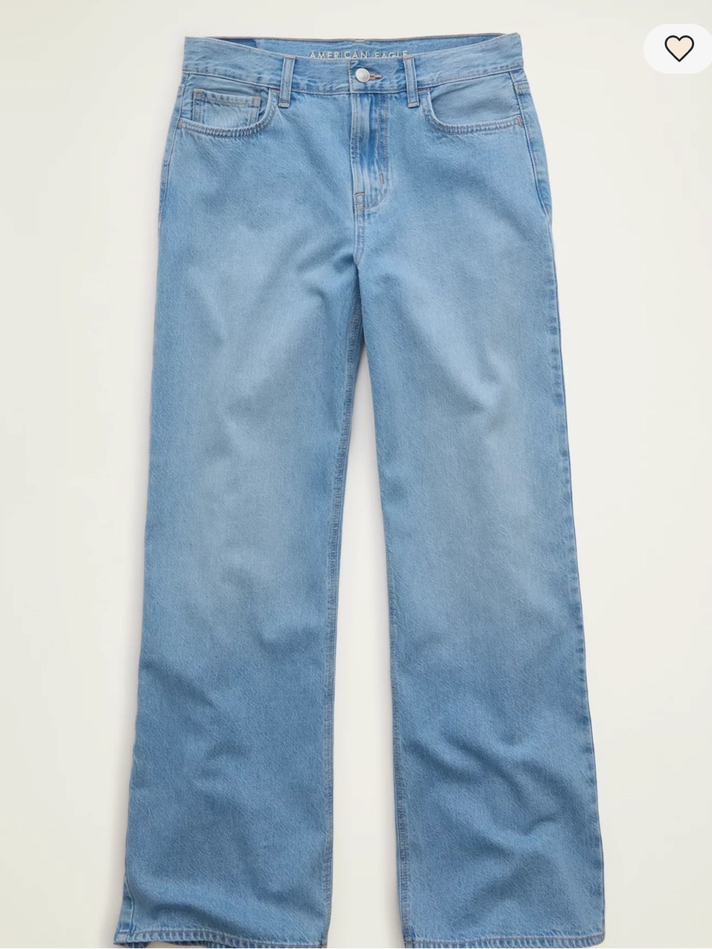 American Eagle Super High Rise Baggy Wide-Leg Jeans